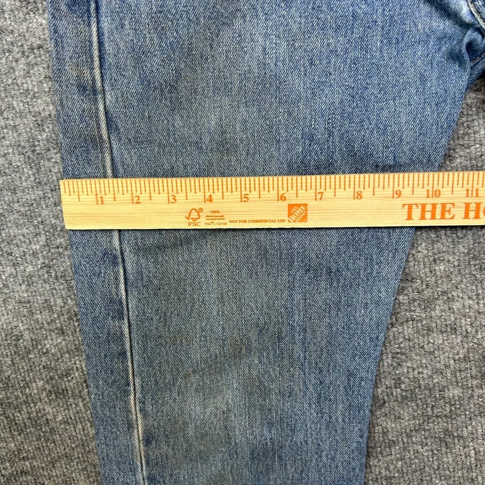 Levi's 501 Jeans Men's Blue Denim Straight‎ Pockets Button Fly Classic - 32X31